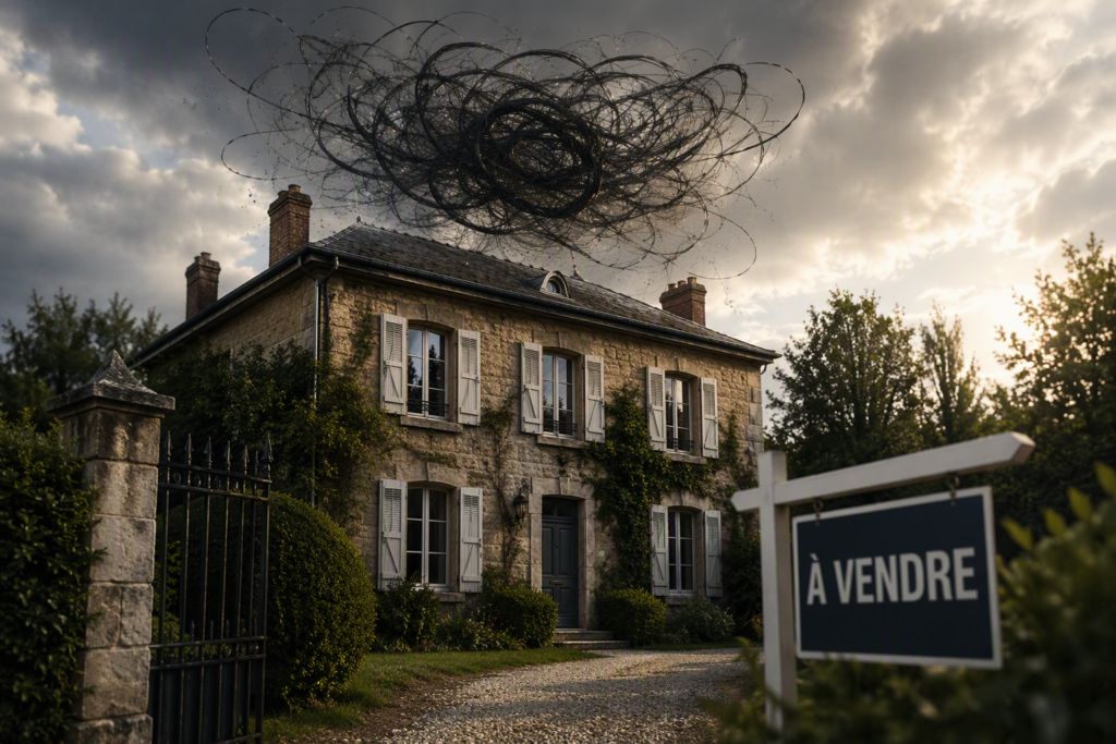 Maison à vendre depuis des mois — bien immobilier ne se vend pas